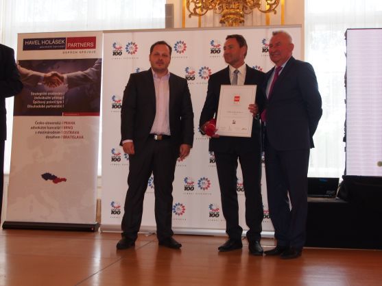 VEBA získala ocenění CZECH STABILITY AWARD a stala se tak nejstabilnější firmou ČR za rok 2013 