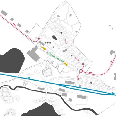 Návrh akad. arch. Michala Šrámka