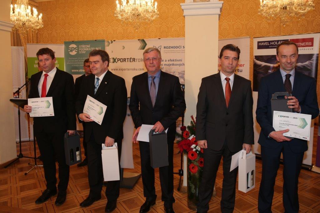 Broumovská VEBA nejlepším exportérem roku 2015 v Královéhradeckém kraji