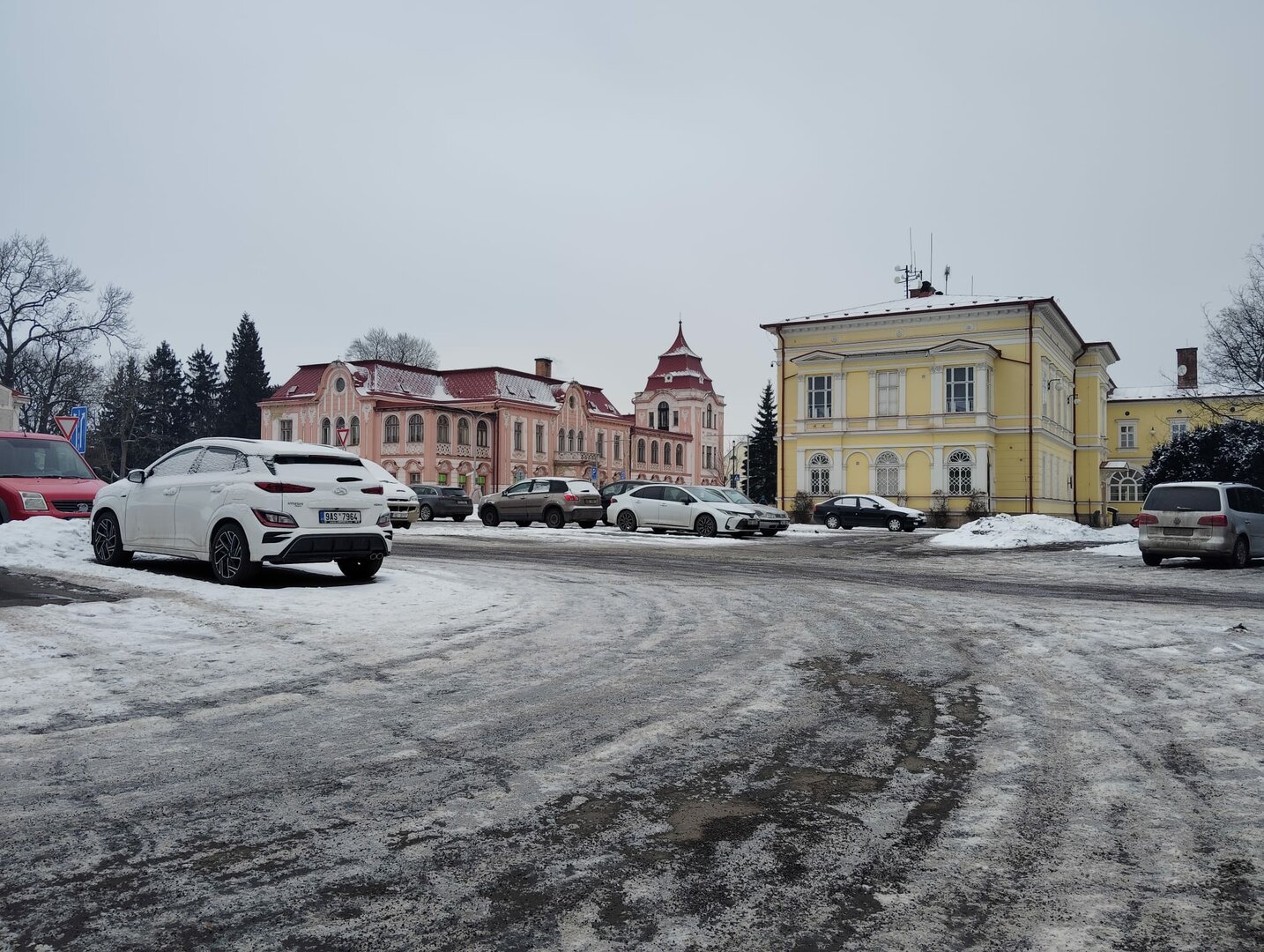 Broumov: Stavba parkoviště u městského úřadu začne v polovině března
