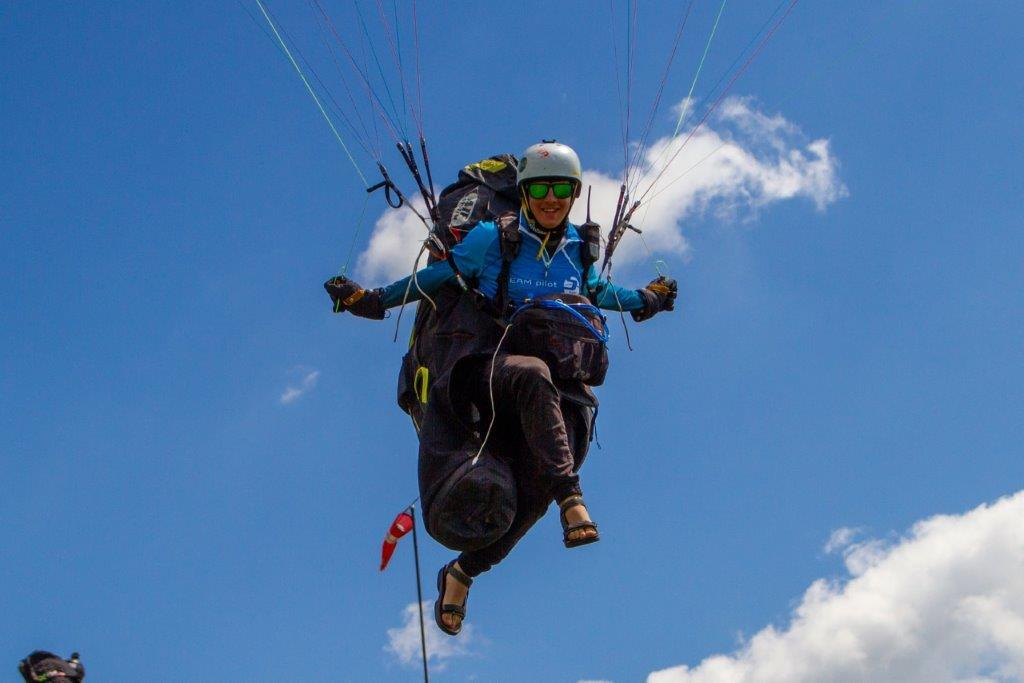 Paragliding na Broumovsku