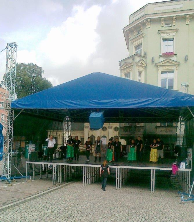 Na náměstí v Nowe Rudě se konaly Polsko-české zábavy s kávou