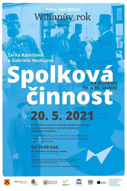 Historičky z Národního muzea v Praze budou přednášet o spolkové činnosti v Polici nad Metují na přelomu 19. a 20. století