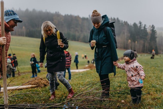 Ovocná alej vysazena na počest loňského Stromu roku