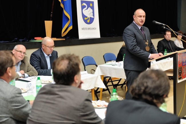 Jaroslav Bitnar převzal insignie města Broumova