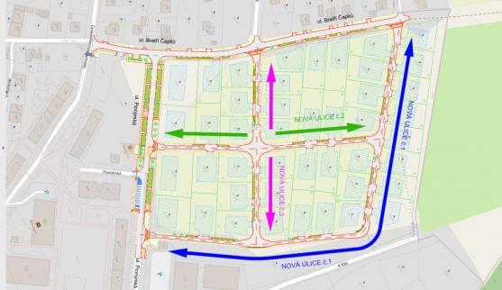 Hlasujte pro názvy tří nových ulic!