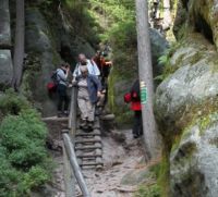 Průchod turistů Vlčí roklí je z technických důvodů dočasně uzavřen