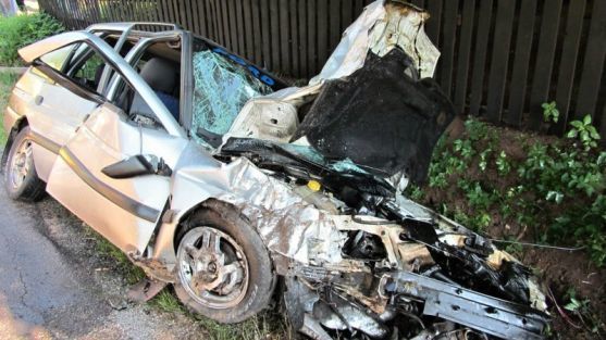 V Hejtmánkovicích u Broumova se stala vážná dopravní nehoda