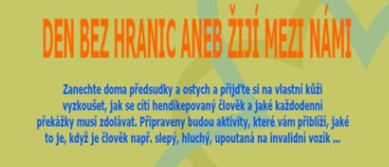 Děti si vyzkouší, jaké je to žít s nejrůznějším postižením
