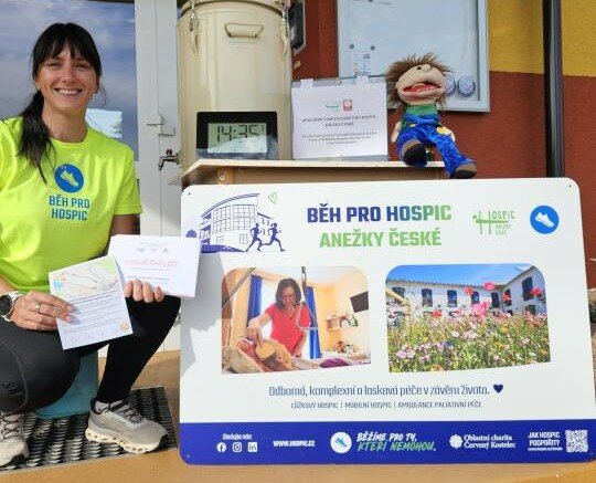 Nultý ročník běhu pro Hospic Anežky České se vydařil