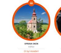 Cíl byl dosažen! Veřejnost svojí fyzickou aktivitou získala peníze pro vižňovský kostel