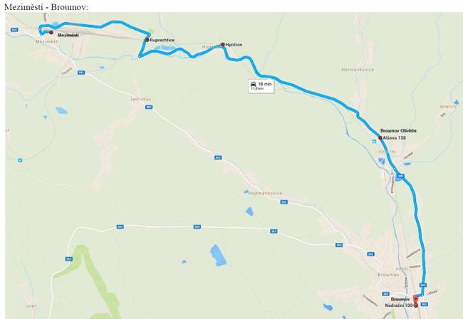 Železniční úseky Police nad Metují - Teplice nad Metují a Meziměstí - Broumov čeká výluka