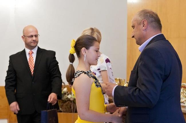 Starosta Jaroslav Bitnar přijal děti z Tanečního klubu Broumov