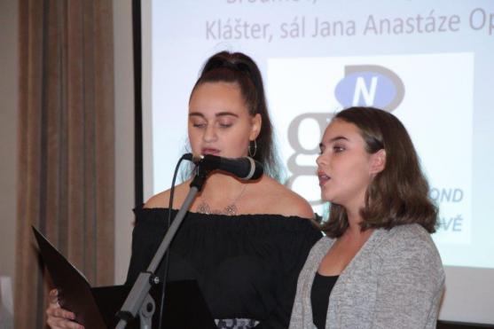 Ocenění Nadačního fondu Gymnázia Broumov 2019