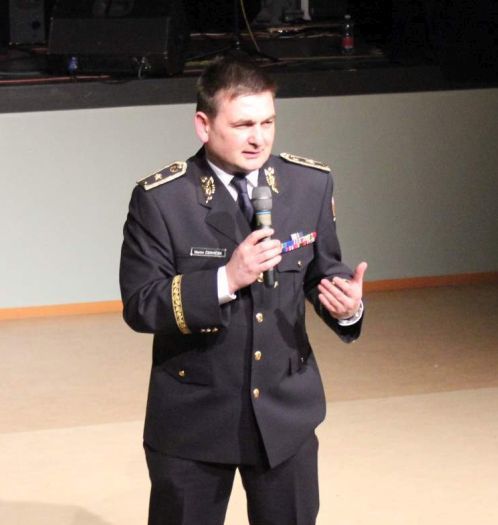 V Broumově besedoval brig. gen. Mgr. Martin Červíček