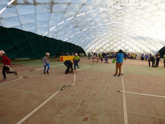 V teplickém Sportcentru soutěžili mladí hasiči