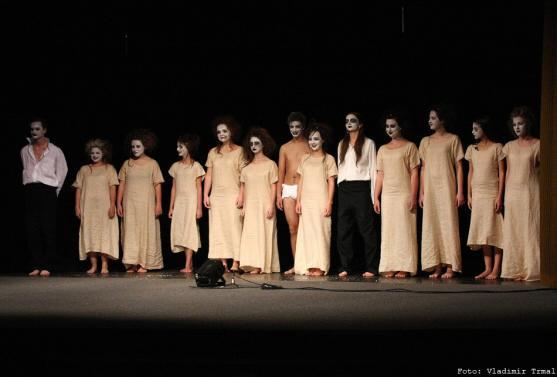 Hra Kytice v podání souboru Hlavy z Broumova dostala cenu za nejlepší představení přehlídky Voskovcova Sázava