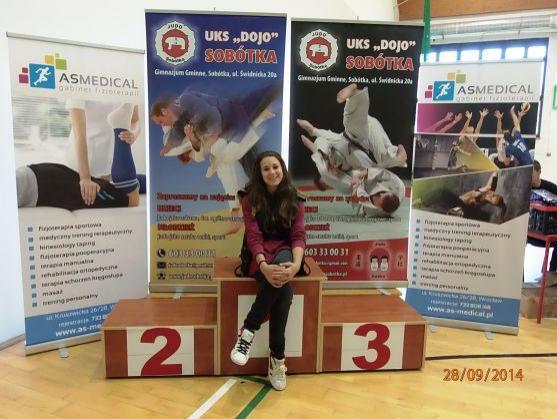 Judistka Anna Freiwaldová je oblastní přebornicí pro rok 2014