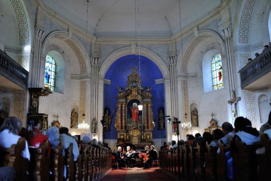 Houslista Josef Kekula: "Je obdivuhodné, jak se vám daří opakovaně naplnit kostely, je krásné tady hrát."