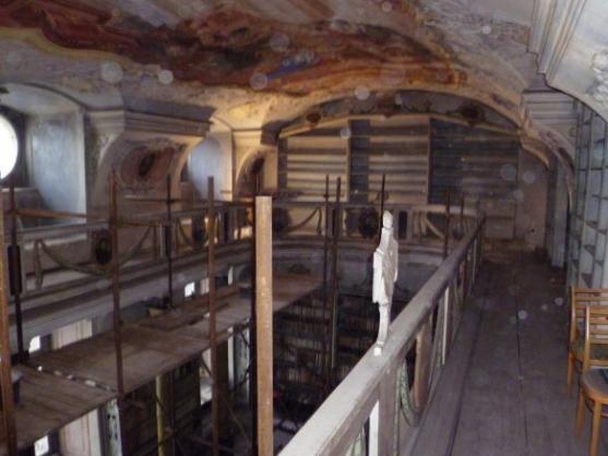 Klášter v Broumově má za sebou čtyři měsíce stavebních prací 