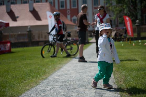 Klášterní zahrada se o víkendu proměnila v cykloráj Trail Days