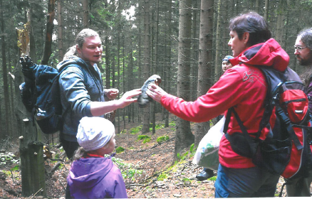 Otevírání lesa na Broumovsku aneb první osvětová akce v roce 2020 pro houbaře a mykology 