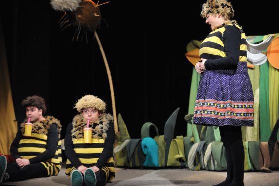 Divadelní představení včelích medvídků na fotografiích Jana Záliše