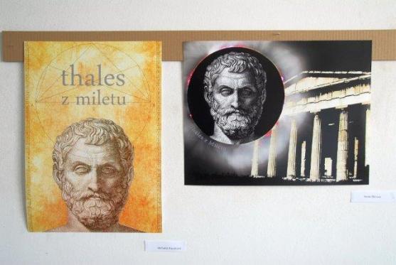 Začala výstava prací studentů z Velkého Poříčí na téma Antika 