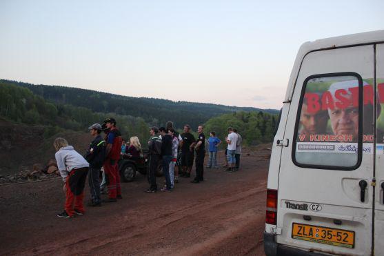 V Lomu Rožmitál u Broumova se natáčela akční scéna filmu Bastardi III 