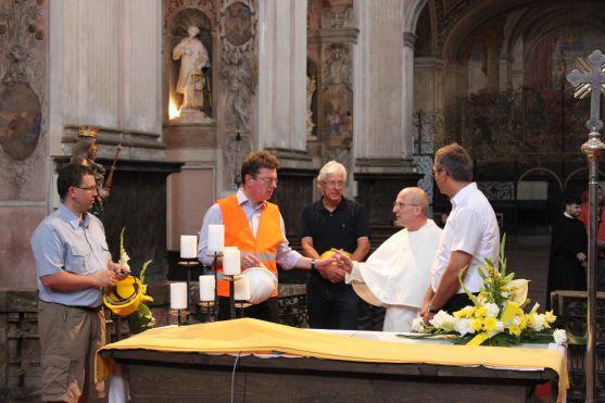 Do Broumova přiletěl opat benediktinského kláštera v německém Scheyernu