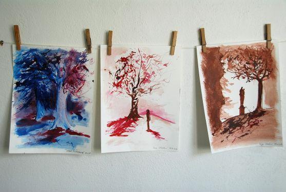 Studenti z pražského Žižkova přijeli kreslit na Broumovsko