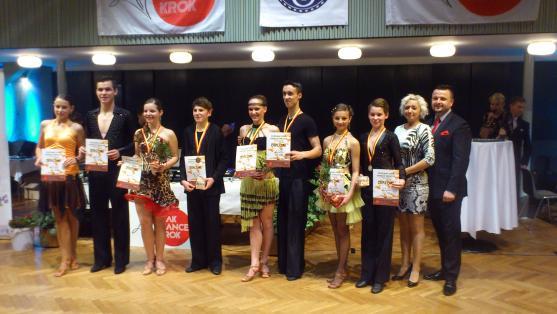 Taneční klub Broumov přivezl z Hradce Králové šest medailových umístění 