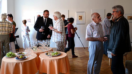 Rytíř Řádu umění a literatury vystavuje v Polici nad Metují