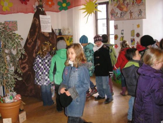 Odraz citového života dětí z broumovské základní školy v Kladské ulici na Vánoční výstavě 