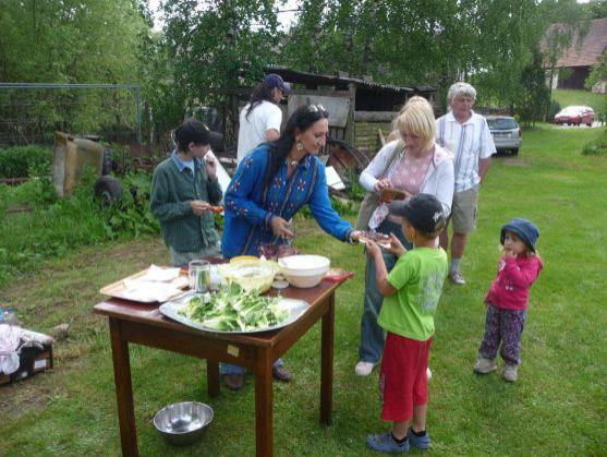 Indiánsko - undergroundový dětský den v Šonově u Broumova na fotografiích 