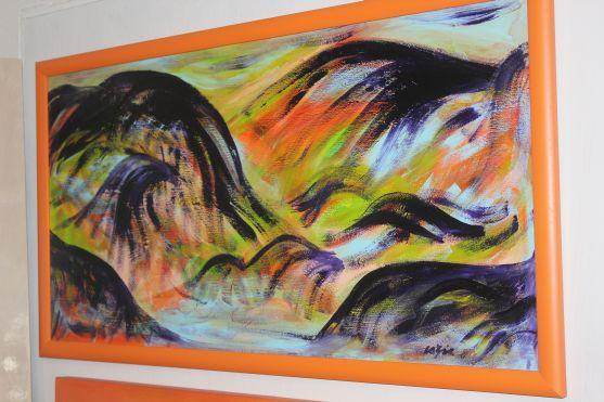 Medailon amatérského malíře Milana Vašáka 