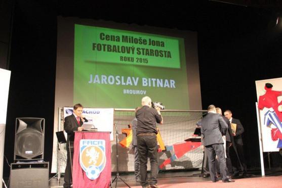 Během Galavečera krajského fotbalu bylo o Broumově hodně slyšet