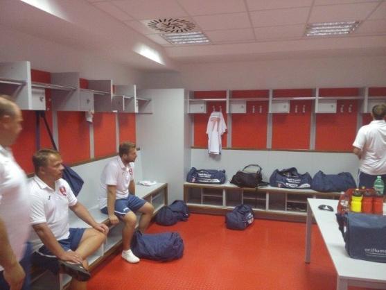 Fotbalová reprezentace starostů tentokrát se Slovenskem prohrála