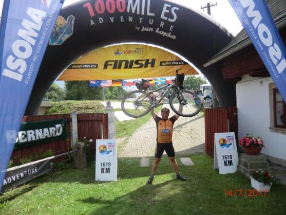 Starosta Šonova Vladimír Grusman podruhé absolvoval extrémní cyklistický non-stop ultra maraton Isoma 1000 miles Adventure 2017