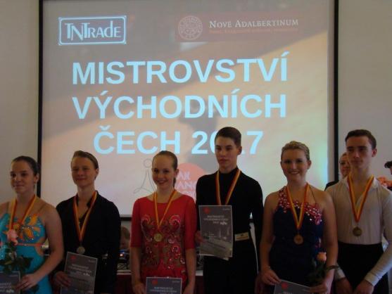 Josef Prouza a Nela Hoffmannová se stali mistry východních Čech ve společenských tancích