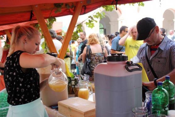 Burčákobraní se vydařilo, přišly stovky lidí… V sobotu bude klášter zvát na Podzimní trh 