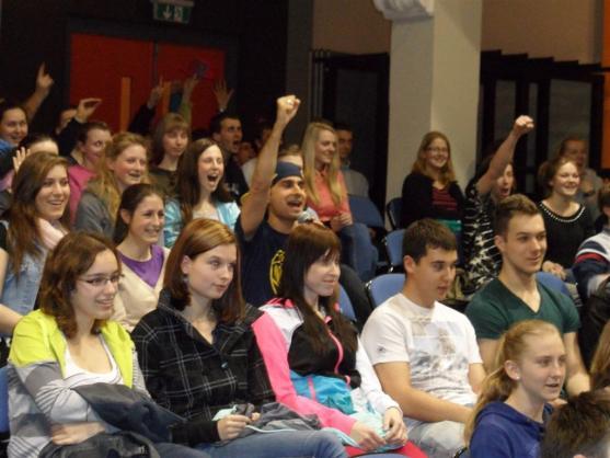 Radoslav Gipsy Banga nadchnul studenty broumovského gymnázia a Základní školy Hradební 