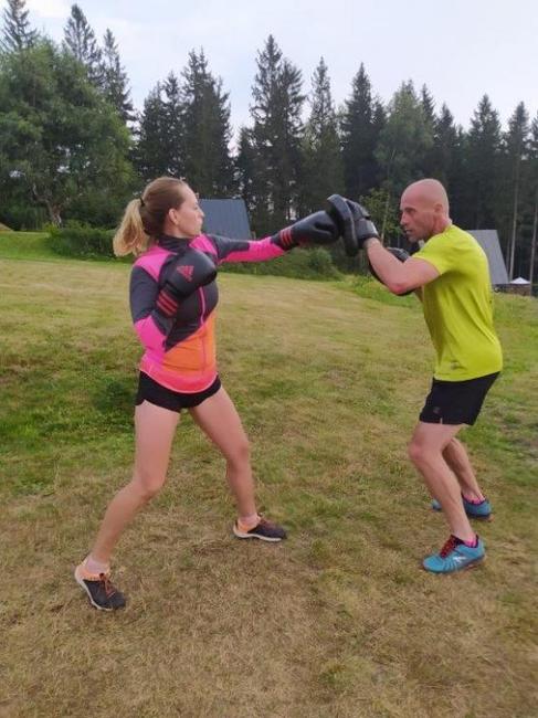 Boxeři ladili fyzickou kondici v Krkonoších 