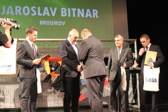 Během Galavečera krajského fotbalu bylo o Broumově hodně slyšet