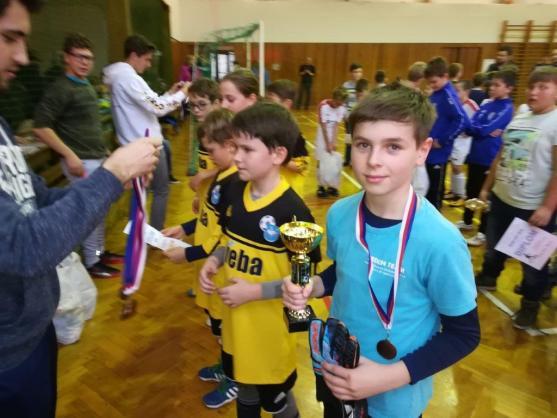 První zimní úspěch fotbalistů Slovanu. Starší přípravka třetí ve Vamberku 