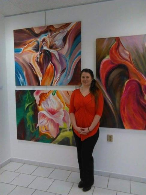 Slovenská malířka Michaela "Ela" Bodnárová zahájí výstavu v Polici nad Metují