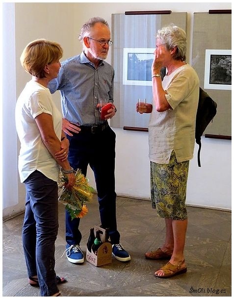 Dernisáž výstavy Jindřicha Růžičky s názvem V prostoru paměti 