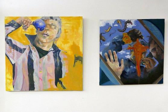 V Zeleném domečku v Polici nad Metují představuje svou tvorbu výtvarník Lukáš Cinkanič 