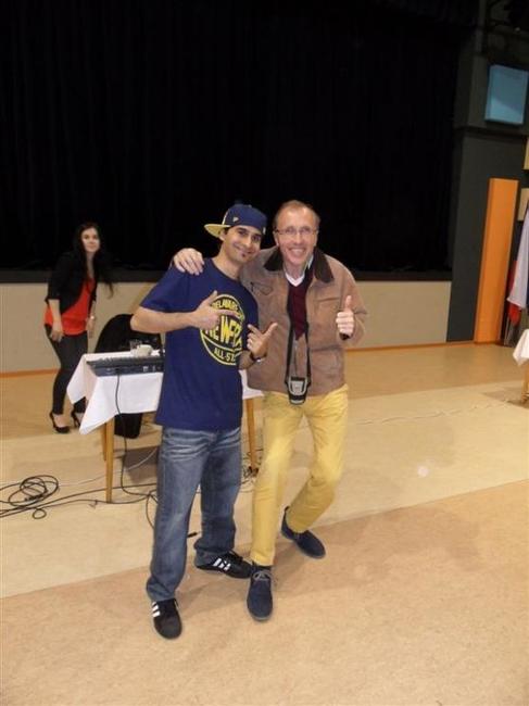 Radoslav Gipsy Banga nadchnul studenty broumovského gymnázia a Základní školy Hradební 