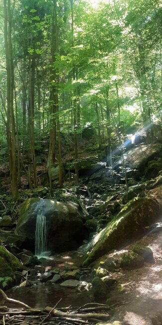 Pohádkové vodopády pod Hejšovinou